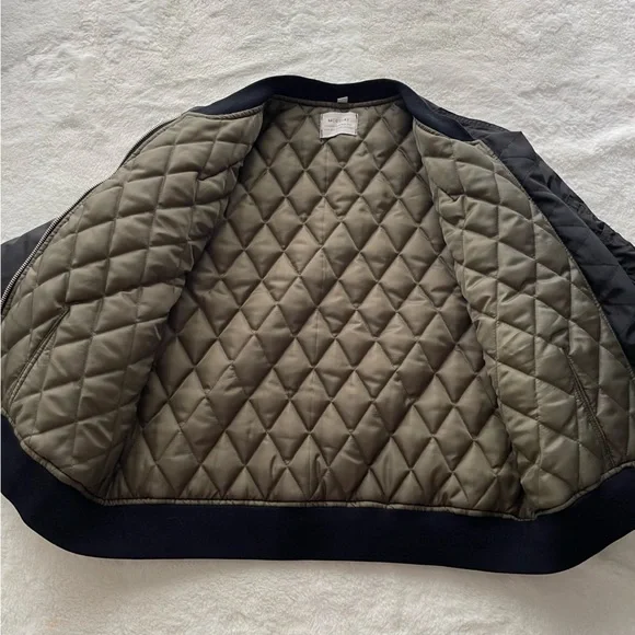 MCGUIRE Bomber Shell Nylon Quilted Lined Jacket Sz M* - Picture 11 of 15